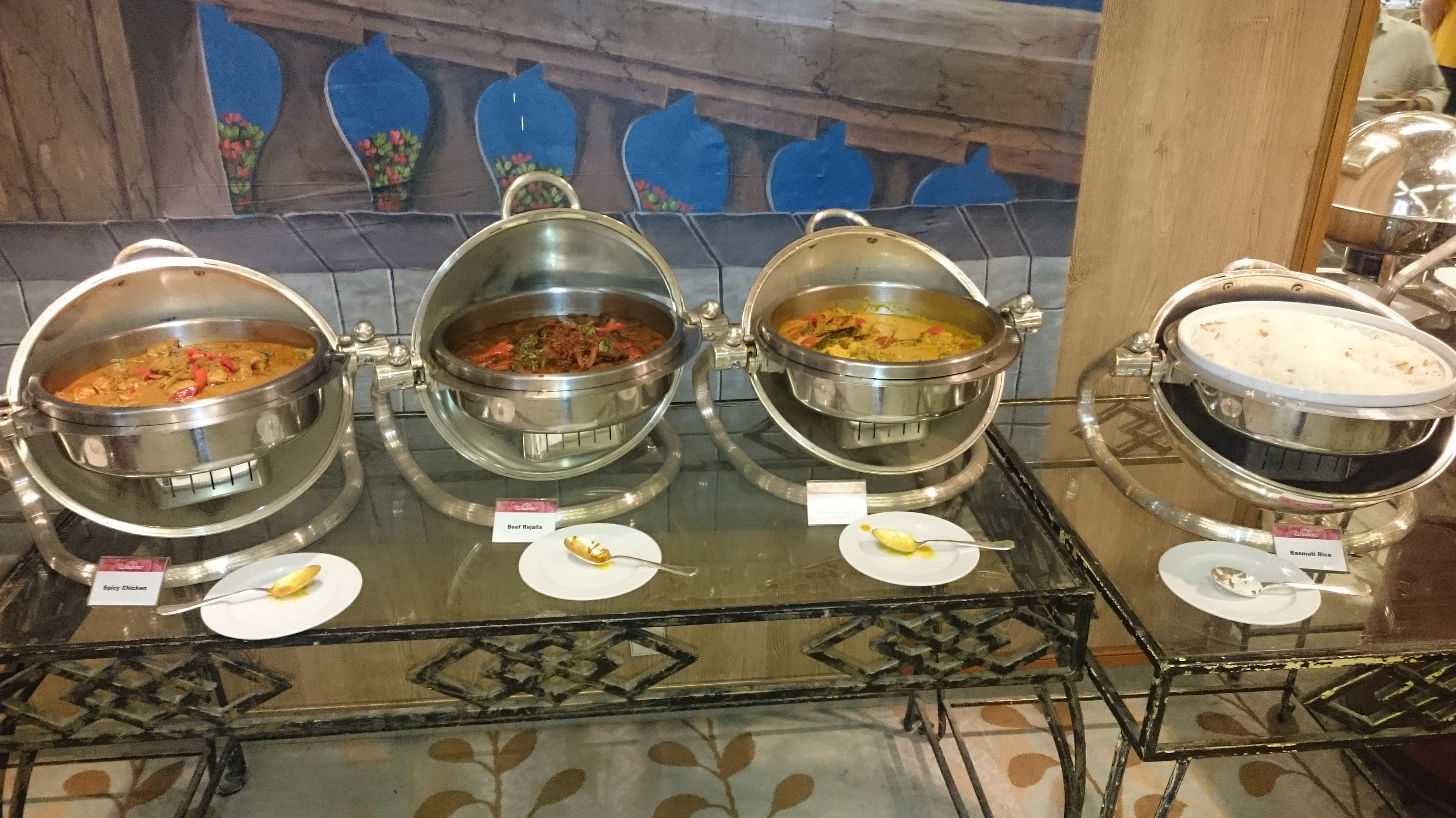 Curries at Windrose brunch, Riyadh