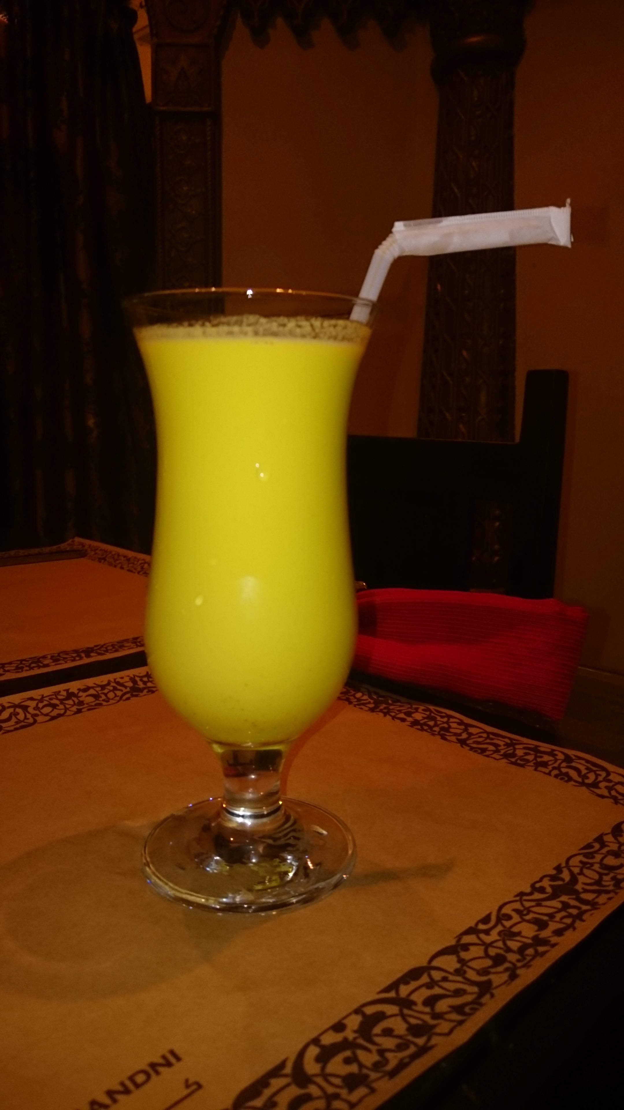 Zaffrani Sherbert at Copper Chandni, Riyadh