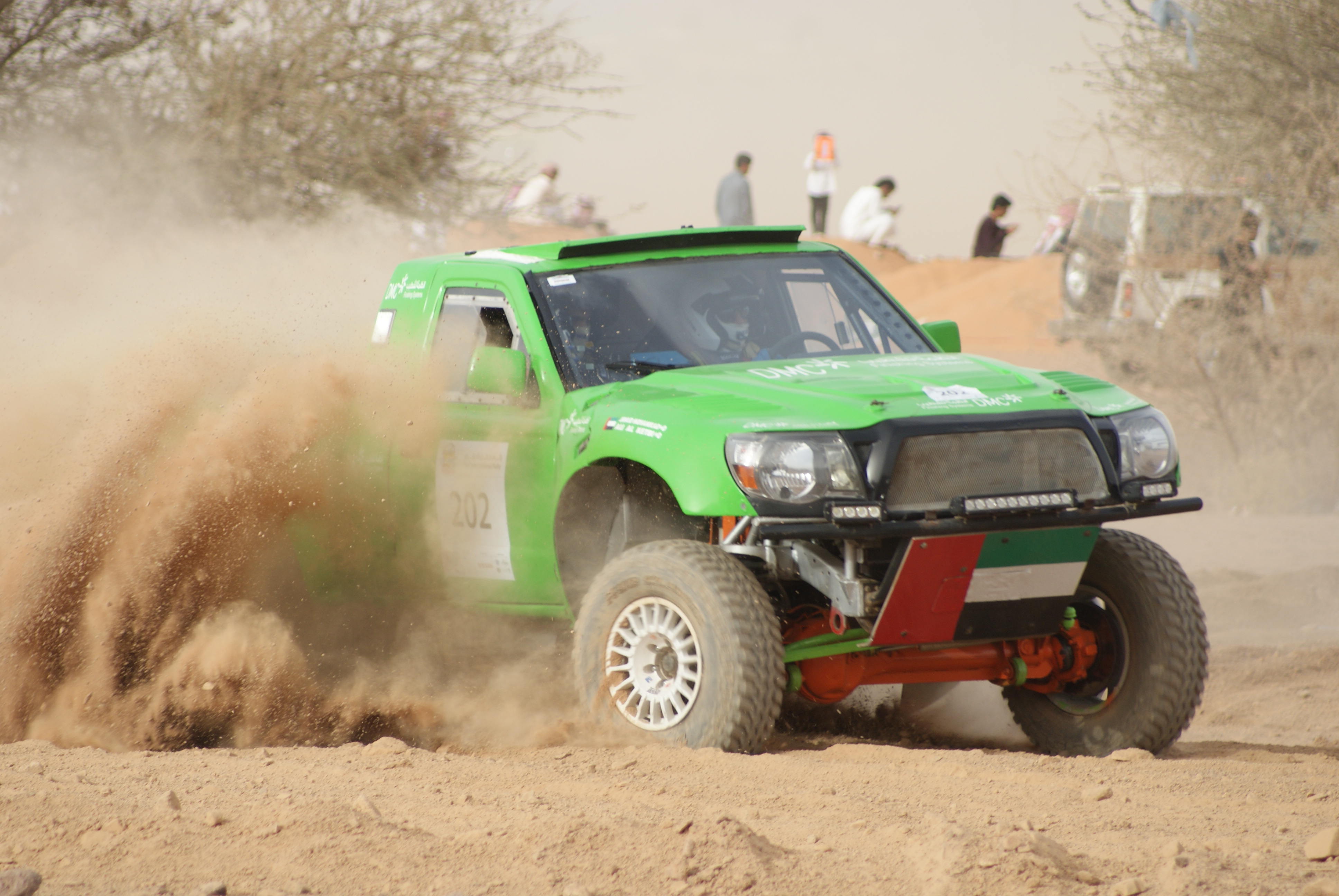 Spectator stage at the Ha'il Rally