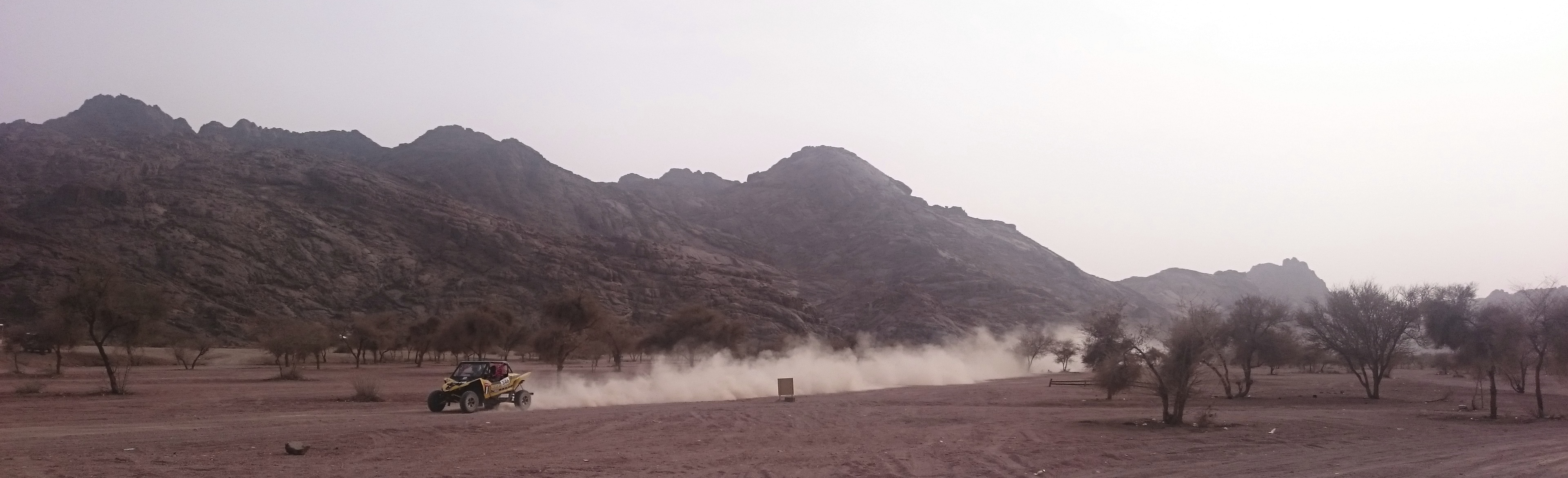 Spectator stage at the Ha'il Rally