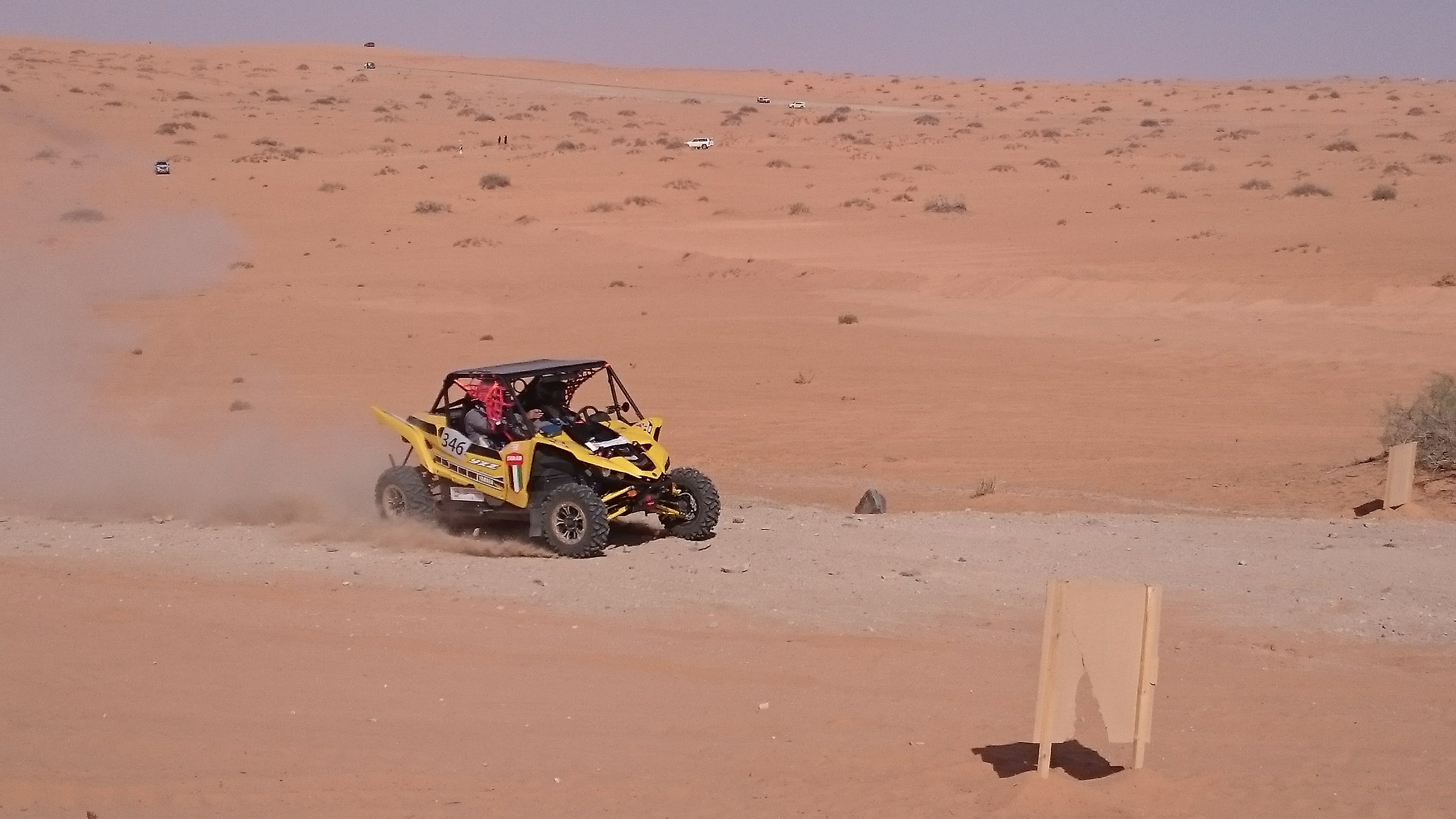 Making sure to cross a waypoint during the desert stage of the Ha'il Rally